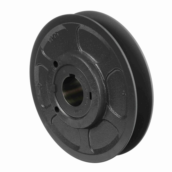1 Groove Cast Iron Finish Bore Fhp Variable Pitch Sheave, 1VP75X38MM